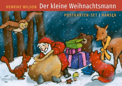 Henrike Wilson: Der kleine Weihnachtsmann Postkarten-Set, Diverse