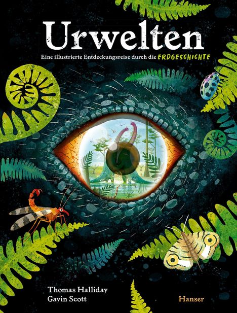 Thomas Halliday: Urwelten. Eine illustrierte Entdeckungsreise durch die Erdgeschichte, Buch