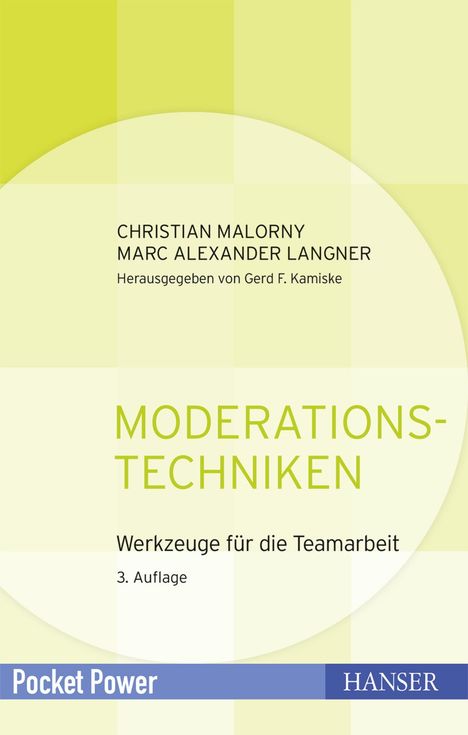 Christian Malorny: Moderationstechniken, Buch