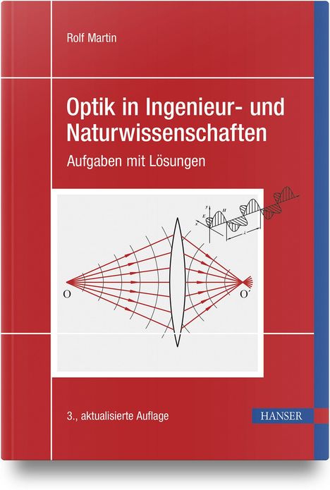 "Optik in Ingenieur- und Naturwissenschaften: Aufgaben mit Lösungen" von Rolf Martin. Illustration von Lichtstrahlen.