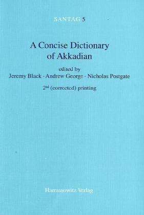 A Concise Dictionary of Akkadian, Buch