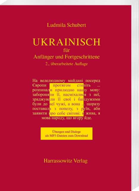 Ludmila Schubert: Ukrainisch für Anfänger und Fortgeschrittene, Buch