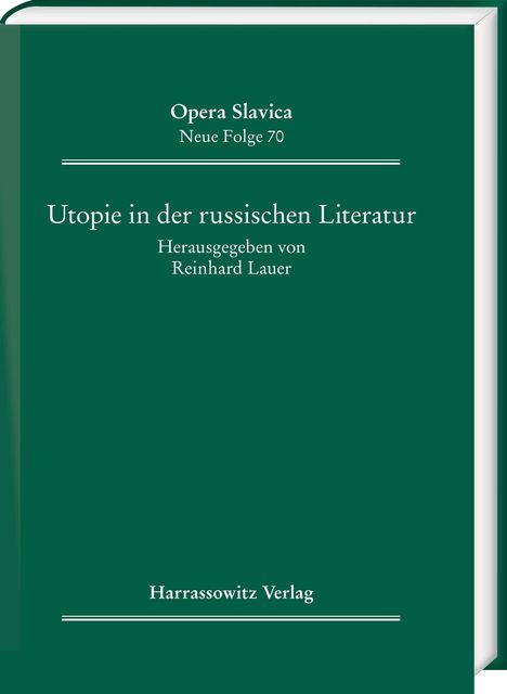 Utopie in der russischen Literatur, Buch