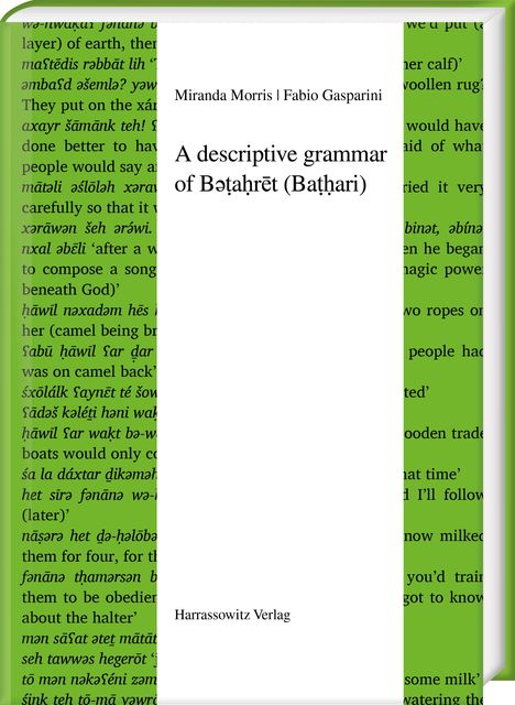 Miranda Morris: A descriptive grammar of B¿¿a¿r¿t (Ba¿¿ari), Buch