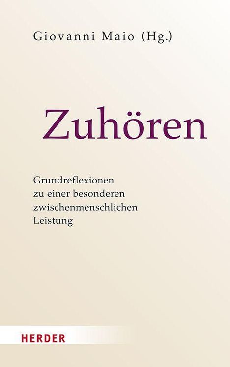 Zuhören, Buch