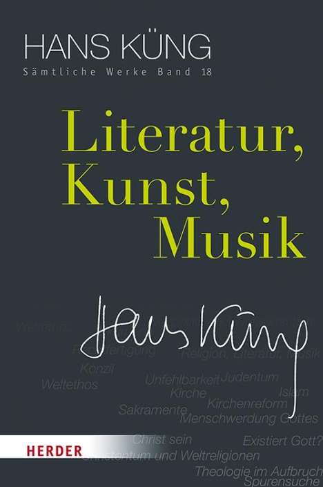 Hans Küng: Literatur, Kunst, Musik, Buch