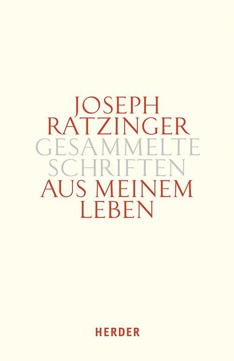 Joseph Ratzinger: Aus meinem Leben, Buch