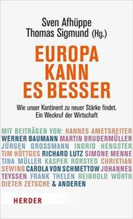 Europa kann es besser, Buch