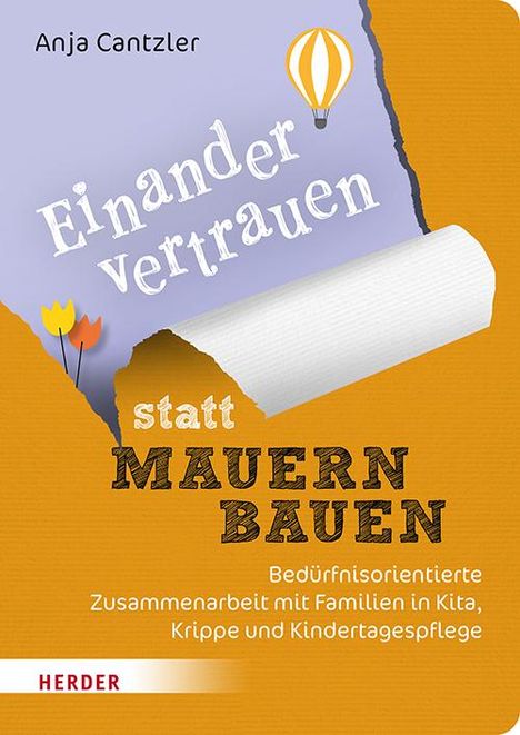 Anja Cantzler: Einander vertrauen statt Mauern bauen, Buch