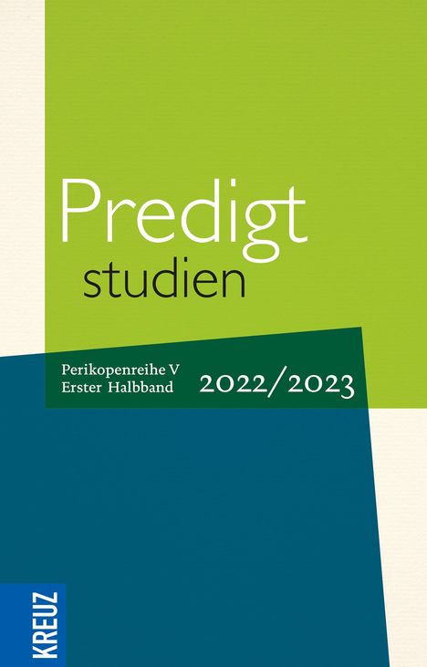 Predigtstudien 2022/2023 - 1. Halbband, Buch