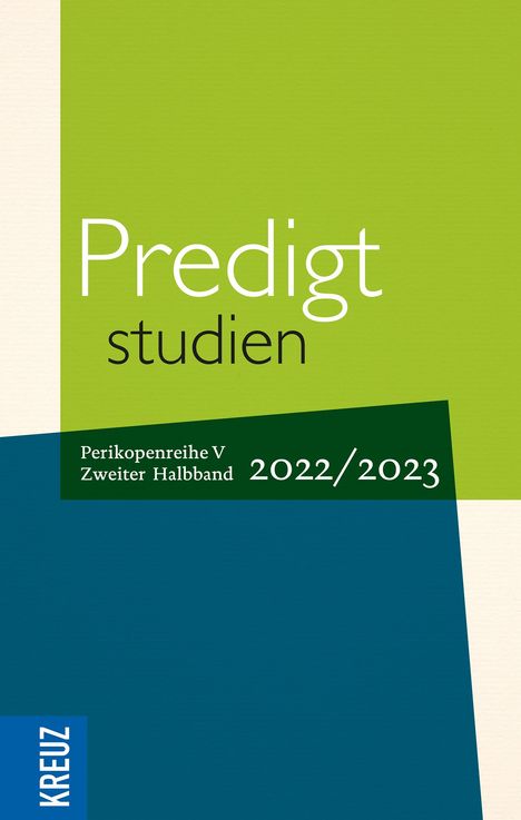 Predigtstudien 2022/2023 - 2. Halbband, Buch