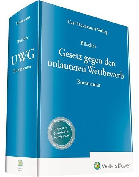 Wolfgang Büscher: Gesetz gegen den unlauteren Wettbewerb, Buch