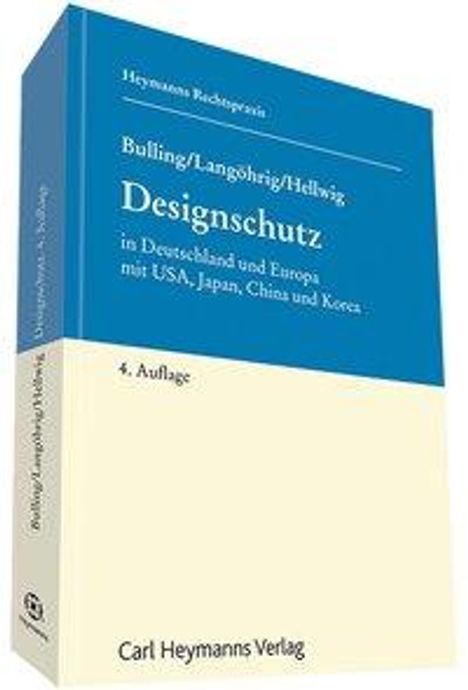Alexander Bulling: Designschutz, Buch