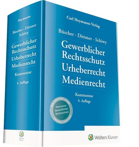 Gewerblicher Rechtsschutz Urheberrecht Medienrecht - Kommentar, Buch