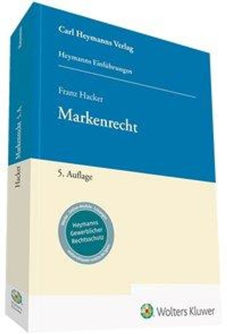 Franz Hacker: Hacker, F: Markenrecht, Buch