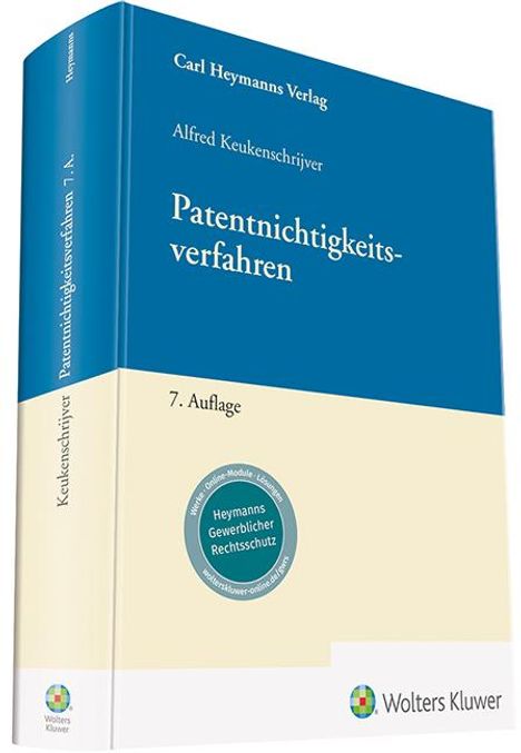 Alfred Keukenschrijver: Patentnichtigkeitsverfahren, Buch