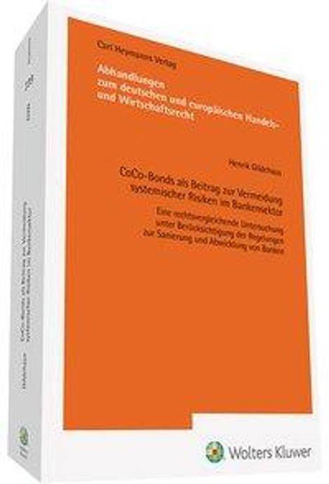 Henrik Gildehaus: CoCo-Bonds als Beitrag zur Vermeidung systemischer Risiken im Bankensektor, Buch