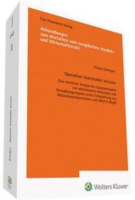 Florian Gröntgen: Gröntgen, F: Operativer shareholder activism, Buch