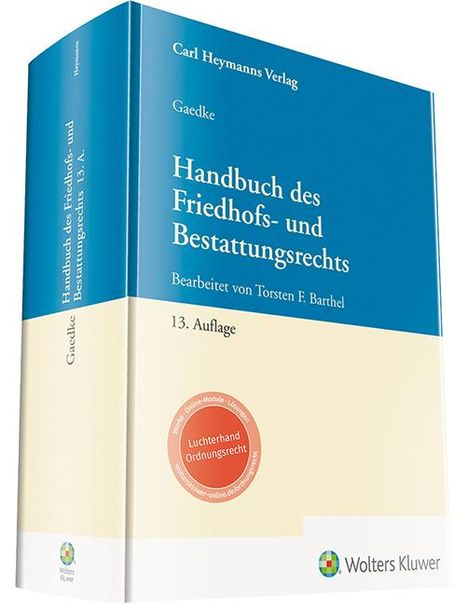 Handbuch des Friedhofs- und Bestattungsrecht, Buch