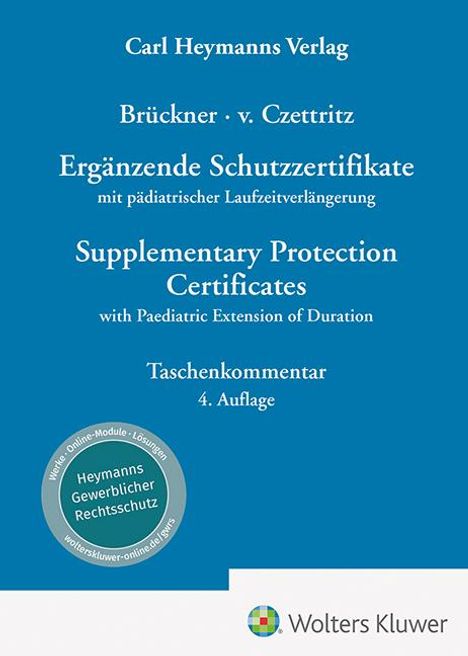 Christopher Brückner: Ergänzende Schutzzertifikate / Supplementary Protection Certificates, Buch
