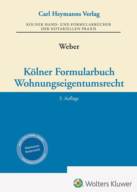 Kölner Formularbuch Wohnungseigentumsrecht, Buch