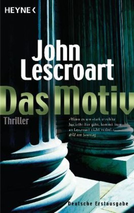 John T. Lescroart: Das Motiv, Buch