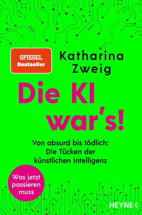 Katharina Zweig: Die KI war's!, Buch