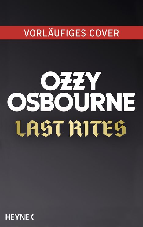 Ozzy Osbourne: Last Rites, Buch