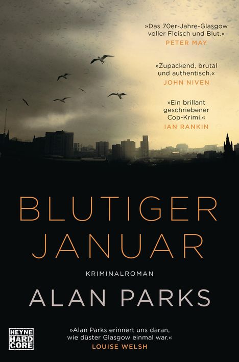 Alan Parks: Blutiger Januar, Buch