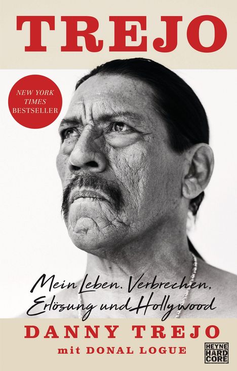 "TREJO", darunter: "Mein Leben. Verbrechen, Erlösung und Hollywood". Abgebildet ist ein finster blickender Mann mit langen Haaren.