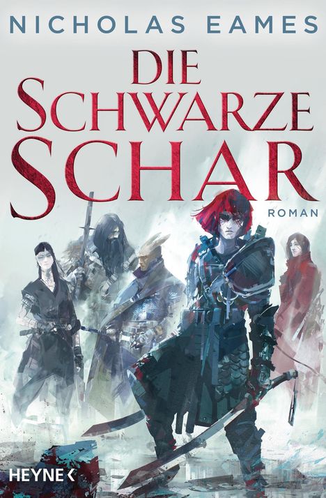 Nicholas Eames: Die schwarze Schar, Buch