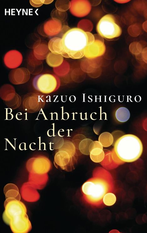 Kazuo Ishiguro: Bei Anbruch der Nacht, Buch
