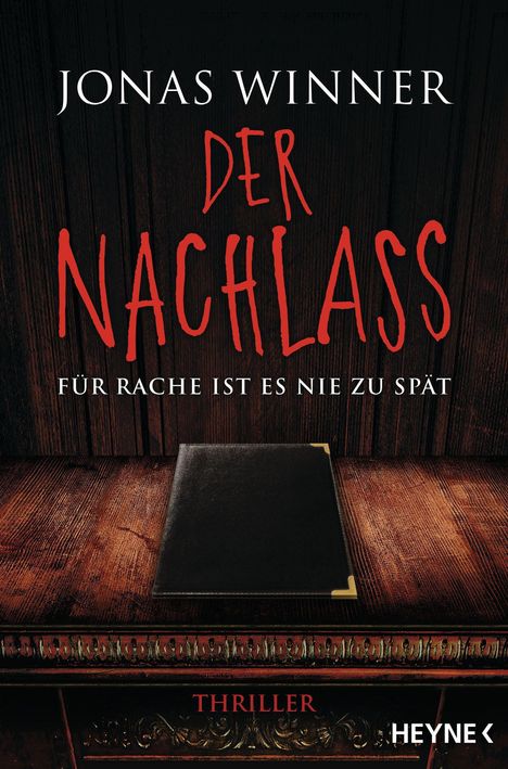 Jonas Winner: Der Nachlass, Buch