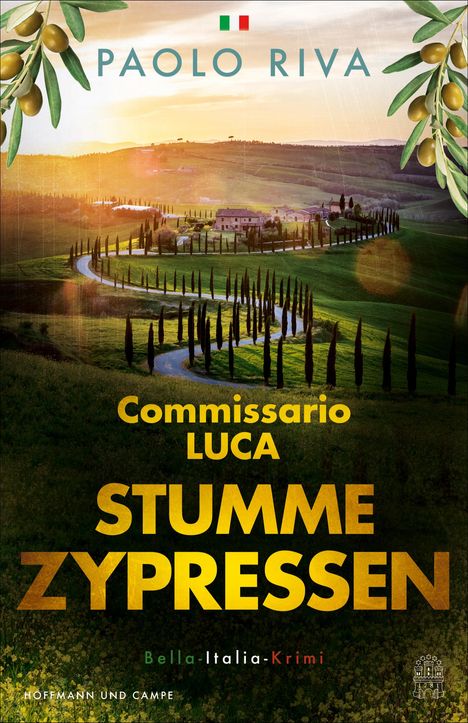 Paolo Riva: Stumme Zypressen, Buch