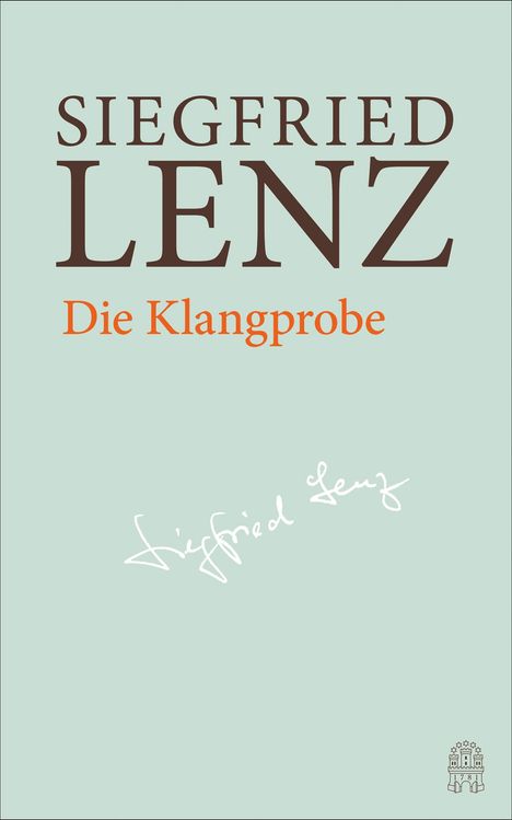 Siegfried Lenz: Die Klangprobe, Buch