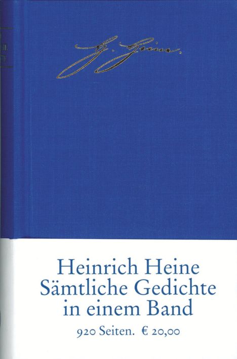 Heinrich Heine: Sämtliche Gedichte in zeitlicher Folge, Buch