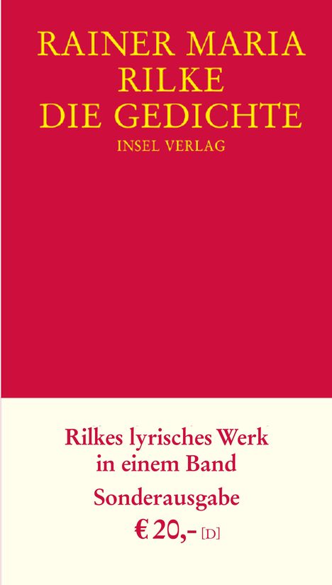 Rainer Maria Rilke: Die Gedichte, Buch