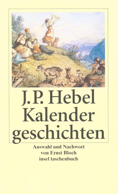 Johann Peter Hebel: Kalendergeschichten, Buch
