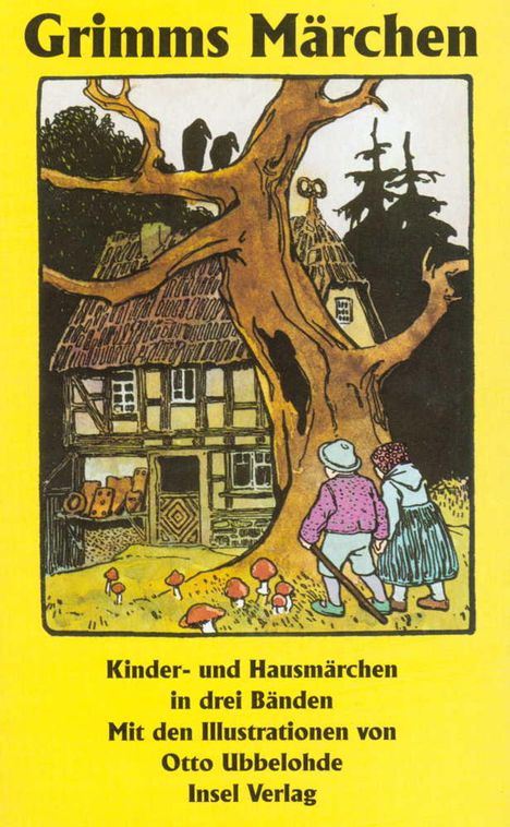 Jacob Grimm: Kinder- und Hausmärchen, gesammelt durch die Brüder Grimm. In drei Bänden, Buch