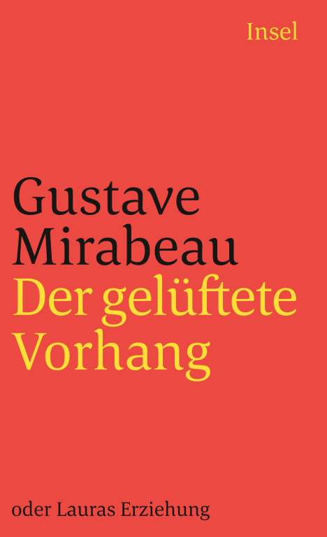 Honoré-Gabriel Riquetti Mirabeau: Der gelüftete Vorhang oder Lauras Erziehung, Buch