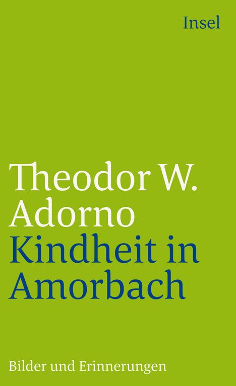Theodor W. Adorno (1903-1969): Kindheit in Amorbach, Buch