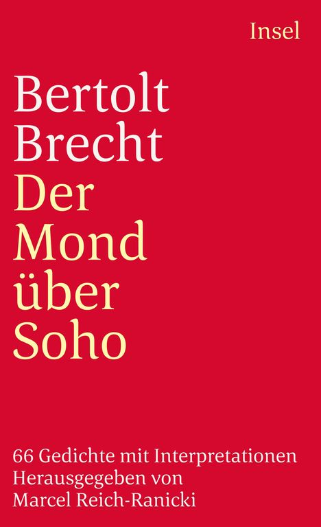 Bertolt Brecht: Der Mond über Soho, Buch