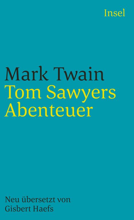 Mark Twain: Tom Sawyers Abenteuer, Buch
