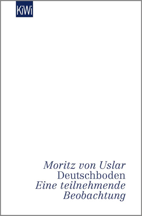 Moritz von Uslar: Deutschboden, Buch