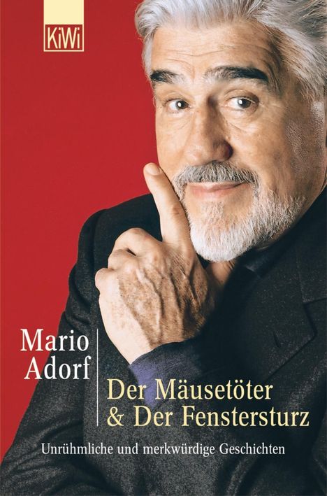 Mario Adorf: Der Mäusetöter. Der Fenstersturz, Buch