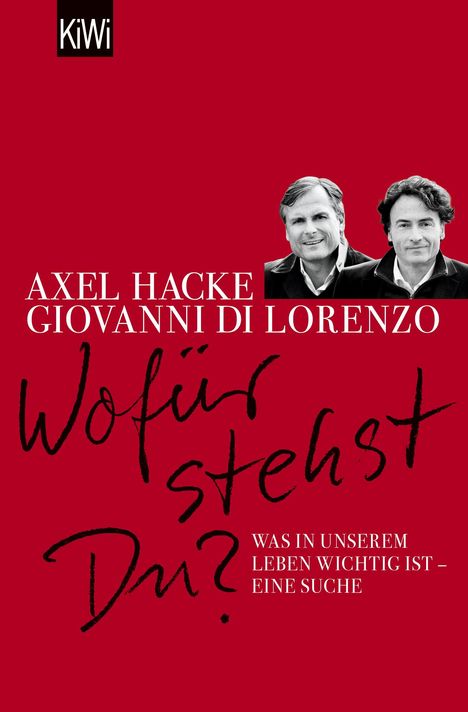 Axel Hacke: Wofür stehst du?, Buch