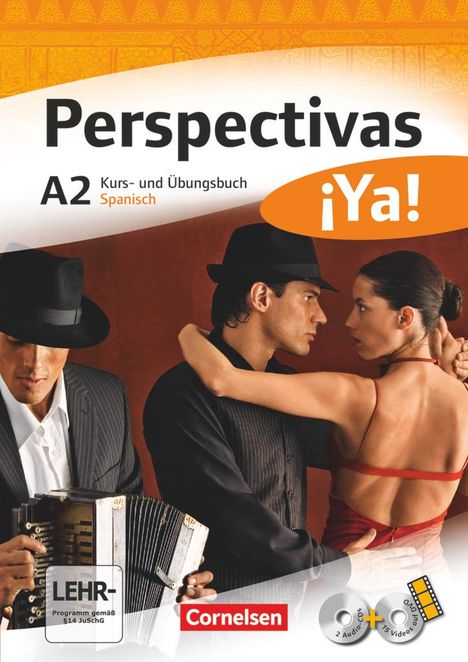 Sara Amann-Marín: Perspectivas ¡Ya! A2. Kurs- und Arbeitsbuch mit Vokabeltaschenbuch, 3 Bücher