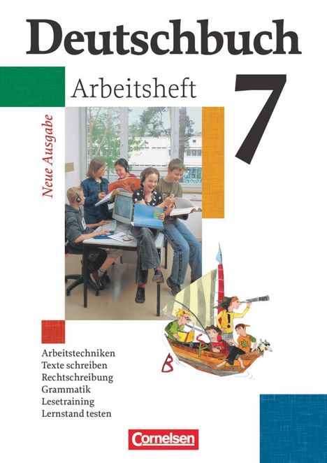 Jan Diehm: Deutschbuch Gymnasium 7. Schuljahr. Arbeitsheft mit Lösungen. Allgemeine Ausgabe. Neubearbeitung, Buch