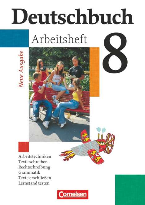 Jan Diehm: Deutschbuch 8. Schuljahr Gymnasium. Allgemeine Ausgabe. Arbeitsheft mit Lösungen, Buch