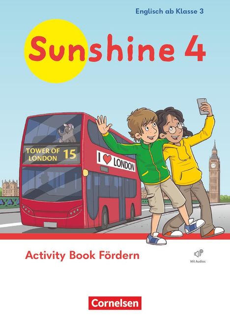 Sunshine 4. Schuljahr. Activity Book Fördern - Mit Audios (Webcode), Buch